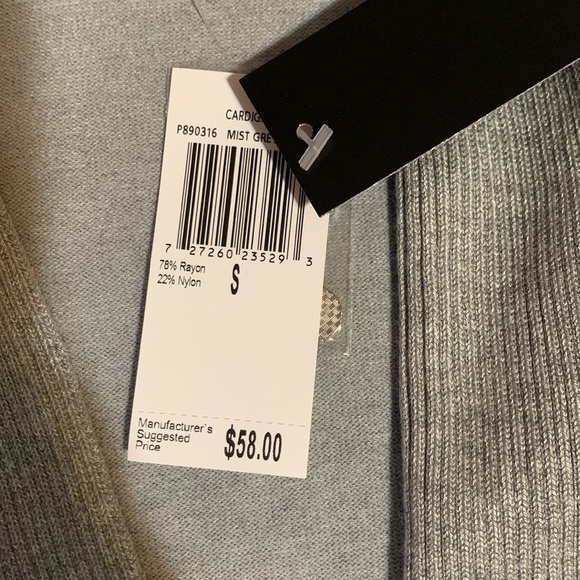 Premise Mist Gray Cardigan - Picture 2 of 12